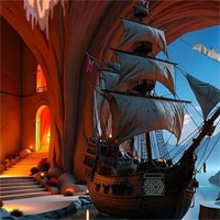 Free online html5 escape games - Moonlit Cave Escape