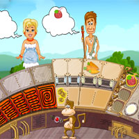 Free online html5 games - Time Machine Stone Age Cooking game 