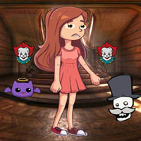 BIG Girl Eluded Haunted House