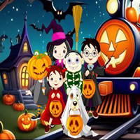 Free online html5 games - BEG Halloween Family Escape game 