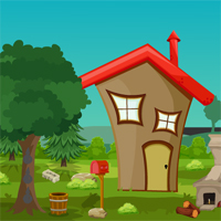 Free online html5 games - Cute Boy Escape From Green Garden House game - Games2rule 