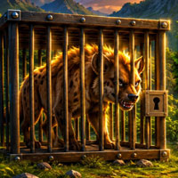 Free online html5 escape games - Rescue the Imprisoned Hyena