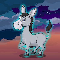Free online html5 games - G2J Adorable Baby Donkey Escape game 