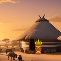 Free online html5 escape games - 365 African Village Escape