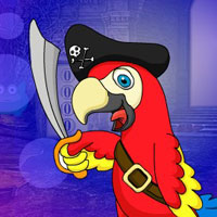 Free online html5 games - G4K Gleeful Pirate Parrot Escape game 