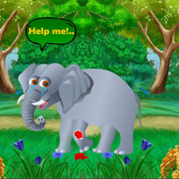 Free online html5 games - BIG Help The Wounded Elephant game 