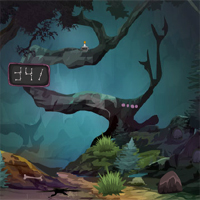 Free online html5 games - Games4Escape Halloween Night Forest Escape game - Games2rule 