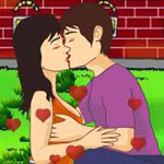 Free online html5 games - A Kiss in the Park game 