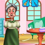 Free online html5 games - Granny Room Cleaning game 
