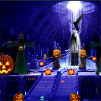 Free online html5 games - Top10NewGames Halloween Magic Kingdom game 