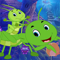 Free online html5 games - G4k Green Ants Rescue game 