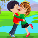 Free online html5 games - Katy and Karl First Kiss game 