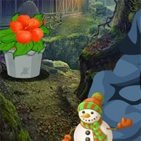 Free online html5 games - AVM Christmas Forest Escape game - Games2rule 