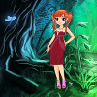 Free online html5 games - Rescue Girl from Devil Forest game - Games2rule 