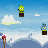 Free online html5 games - Angry Birds Super Shooter game 