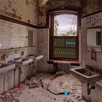 Free online html5 games - Abandoned Dorm Escape game 