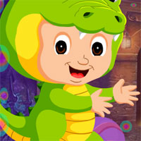 Free online html5 games - G4K Crocodile Attire Rescue  game 