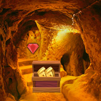 Free online html5 games - Big Golden Cave Land Escape game - Games2rule 
