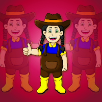 Free online html5 games - G2J Lovely Farmer Girl Escape game 