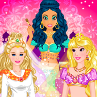 Free online html5 games - Disney Princess Arabian Wedding game 