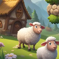 Free online html5 escape games - Happy Sheep Rescue