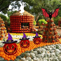 Free online html5 games - Halloween Garden 03 HTML5 game - Games2rule 