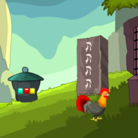 Free online html5 games - G2M Rooster Hen Escape game 
