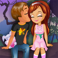 Free online html5 games - A Kiss On A Tree game 