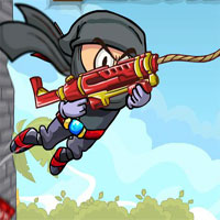 Free online html5 games - Clingy Ninja game 