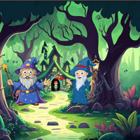 Free online html5 games - Wow Girl Escaped Wizards Clutch game 