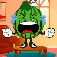 Free online html5 games - Help The Crying Watermelon game - Games2rule 