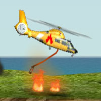 Free online html5 games - Fire Helicopter game 