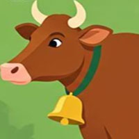 Free online html5 escape games - Energetic Brown Cow Escape