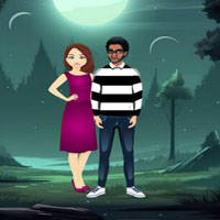 Free online html5 games - Wow Jungle Stranded Couple Escape game 