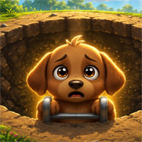 Free online html5 escape games - Save the Puppy Beneath the Pit