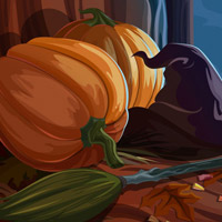 Free online html5 games - Halloween Hidden Words game 