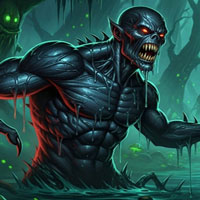 Free online html5 escape games - Haunted Forest Monster Escape
