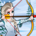 Free online html5 games - Elsa Super Archer game 