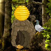 Free online html5 games - Wowescape Honey Hive Forest Escape game 