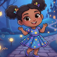 Free online html5 escape games - Happy Dark Girl Escape