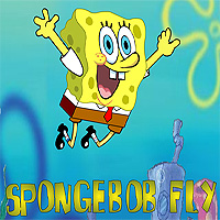 Free online html5 games - SpongeBob Fly game 