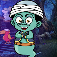 Free online html5 games - G4K Little Genie Escape  game - Games2rule 