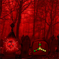 Free online html5 games - Dangerous Red Forest Escape game 