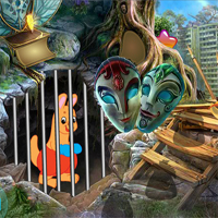 Free online html5 games - Games4King Cartoon Kangaroo Rescue game 