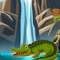Free online html5 escape games - G2M Hungry Crocodile Escape