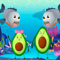 Free online html5 escape games - Avocado Fruit Pair Escape