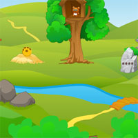 Free online html5 games - Lonely Garden Room Escape game 