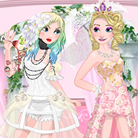 Free online html5 games - Elsa Good vs Naughty Bride game 