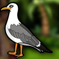 Free online html5 games -  G2J Cute Seagull Escape game - Games2rule 
