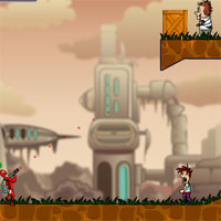 Free online html5 games - Doodieman Bazooka game 